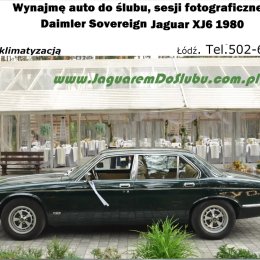 Auto do ślubu zabytkowy Daimler 1980 lub Jaguar XJ8 klima - Auto do ślubu
