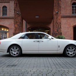 Rolls Royce Ghost ślub wesele. Jedyny biały w Polsce. - Auto do ślubu