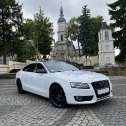 Piękne Białe Audi A5 Sportback WOLNE TERMINY! - Auto do ślubu