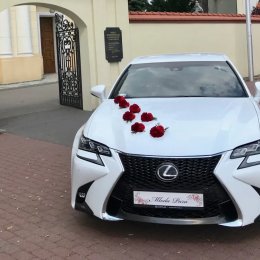 BiałyLexusGS - Auto do ślubu