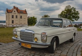 Zabytkowe auta do ślubu Mercedes, BMW