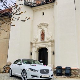 Samochód Auto do ślubu, na wesele Jaguar XF - Auto do ślubu