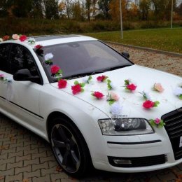Wynajem Auto Limuzyna do Ślubu Wesela Wesele Audi A8 Mazury - Auto do ślubu