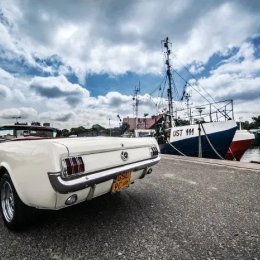 Ślub z mustangiem - Auto do ślubu