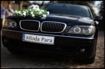 AUDI A8 KOLOR BIAŁY BMW 7 RYBNIK ŻORY JASTRZĘBIE - Auto do ślubu