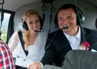 Heliopoland helikopterem do ślubu - Auto do ślubu