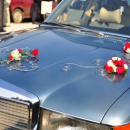 Klasyczna limuzyna mercedes S-class - Auto do ślubu