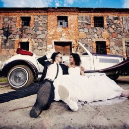 Samochód do ślubu Retro Kabriolet - Auto do ślubu