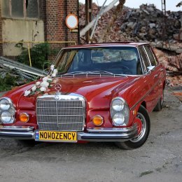 Zabytkowy Mercedes W109, wspaniała limuzyna z lat 70. - Auto do ślubu