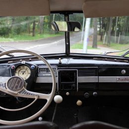 Czarna WOŁGA do ślubu - Auto do ślubu