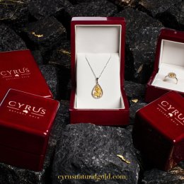 CYRUS Natural Gold Jewelry - Garnitury ślubne