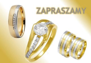 AGAT Jubiler Złote Ślubne Obrączki
