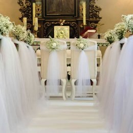 Kompleksowe dekorowanie sal i kościołów - Bukiety ślubne