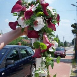 Bukiety ślubne,dekoracje kościoła,samochodu,s ali - Bukiety ślubne