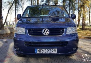 Komfortowy Multivan T5 dla gości weselnych