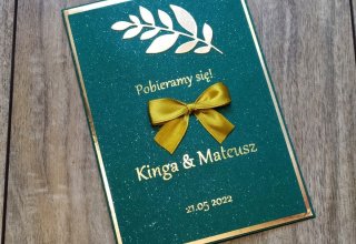 Zaproszenia ślubne ręcznie robione - Magic Surprise