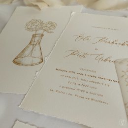 Niezwykłe zaproszenia i papeteria ślubna - Zaproszenia ślubne