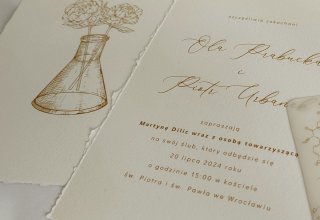 Niezwykłe zaproszenia i papeteria ślubna