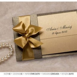Tanie zaproszenia na ślub wysyłka w dwa dni. - Zaproszenia ślubne