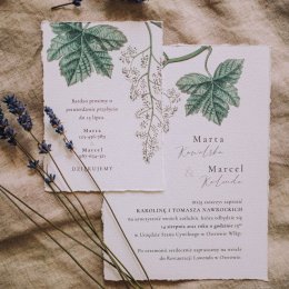 Papeteria ślubna - induwidualne projekty - Zaproszenia ślubne