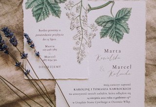 Papeteria ślubna - induwidualne projekty