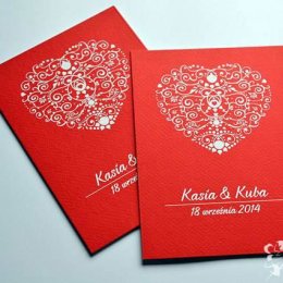 Indigodruk - zaproszenia i dodatki ślubne - Zaproszenia ślubne