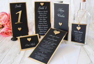 Ajatus - Zaproszenia ślubne + dodatki: winietki, zawieszki, Księgi ...