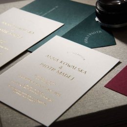 Belpapier - luksusowa papeteria - Zaproszenia ślubne