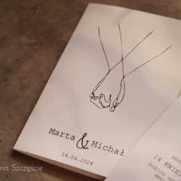 Papiery na szczęście Mariola Pater - Zaproszenia ślubne