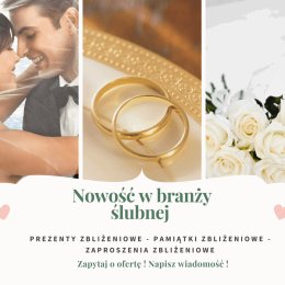Nwoczesne zaproszenia zbliżeniowe - Hollwood Wedding - Zaproszenia ślubne