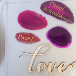 Your Wedding Time - winietki na minerałach, papeteria ślubna - Zaproszenia ślubne