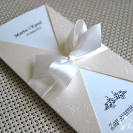 RĘCZNIE ROBIONE ZAPROSZENIA ŚLUBNE I INNE DODATK - Zaproszenia ślubne