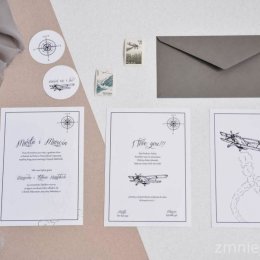 Flara i Gwasz zaproszenia ślubne i fotografia - Zaproszenia ślubne