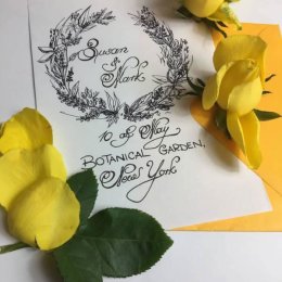 Kaligrafia weselna,zaproszenia,tablice gości,koperty i inne elementy. - Zaproszenia ślubne