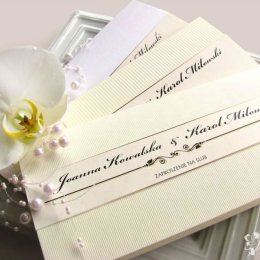 Zaproszenie i zawiadomienie ślubne, fotografia - Zaproszenia ślubne