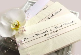 Zaproszenie i zawiadomienie ślubne, fotografia