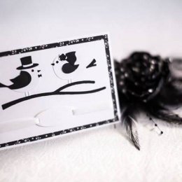 Brujita - papierowe handmade  - Zaproszenia ślubne