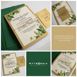 Zaproszenia i dodatki Wytwórnia Wyobraźni - Zaproszenia ślubne