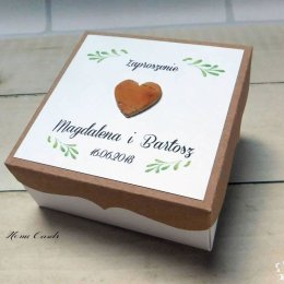 HomeCards Zaproszenia ślubne, winietki, pudełeczka - Zaproszenia ślubne