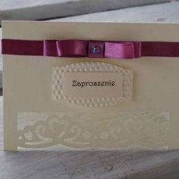 Dekoracja Fascynacja - ZAPROSZENIA RĘCZNIE WYKONAN - Zaproszenia ślubne