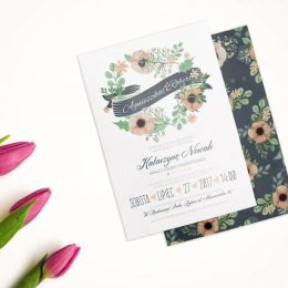 Flymouse zaproszenia ślubne ręcznie wykonane - Zaproszenia ślubne