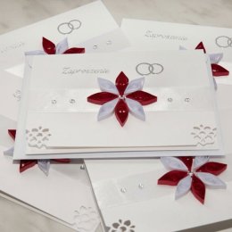 Zaproszenia ślubne ręcznie robione - wyjątkowe, dużo wzorów do wyboru - Zaproszenia ślubne