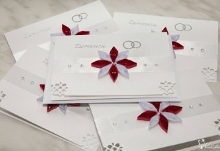 Zaproszenia ślubne ręcznie robione - wyjątkowe, dużo wzorów do wyboru