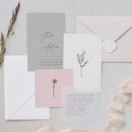 Flora i Papier - papeteria ślubna pełna subtelności - Zaproszenia ślubne