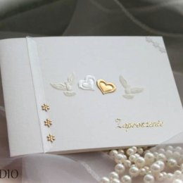 Piękne, ręcznie wykonywane zaproszenia ślubne - Zaproszenia ślubne