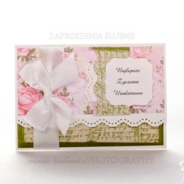 Zaproszenia ślubne, ręcznie robione - Zaproszenia ślubne