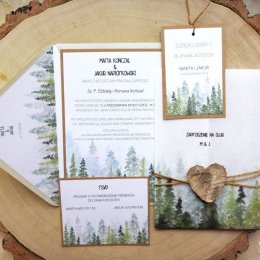 Papeteria ślubna i dodatki okolicznościowe - Zaproszenia ślubne