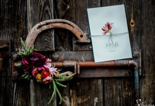 Akwarelą Malowane - papeteria ślubna