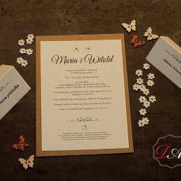 Śliczne zaproszenia ślubne ECO - Zaproszenia ślubne