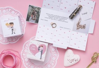 MagicznePudełka - zaproszenia i podziękowania dla gości weselnych